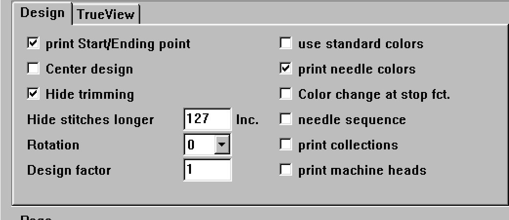 Print Design - Design View